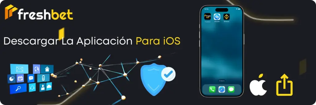 Método de descarga de Freshbet para añadir la app en iOS
